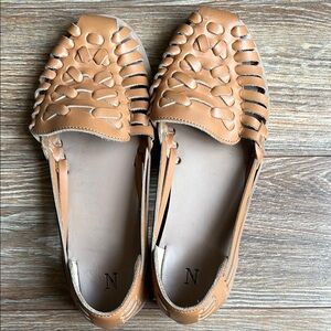 Nisolo 7.5 Women's Tan Leather Slip-On Shoes